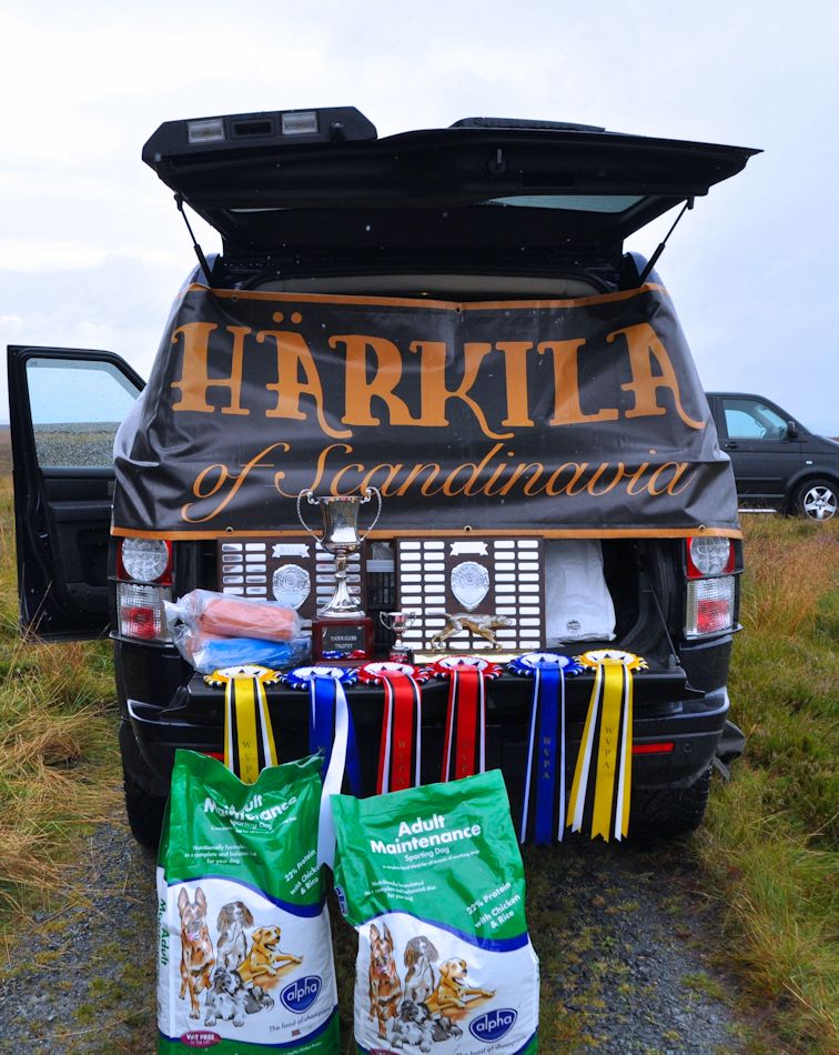 
 Sponsors Banner, prizes and awards, WVPA Grouse Challenge